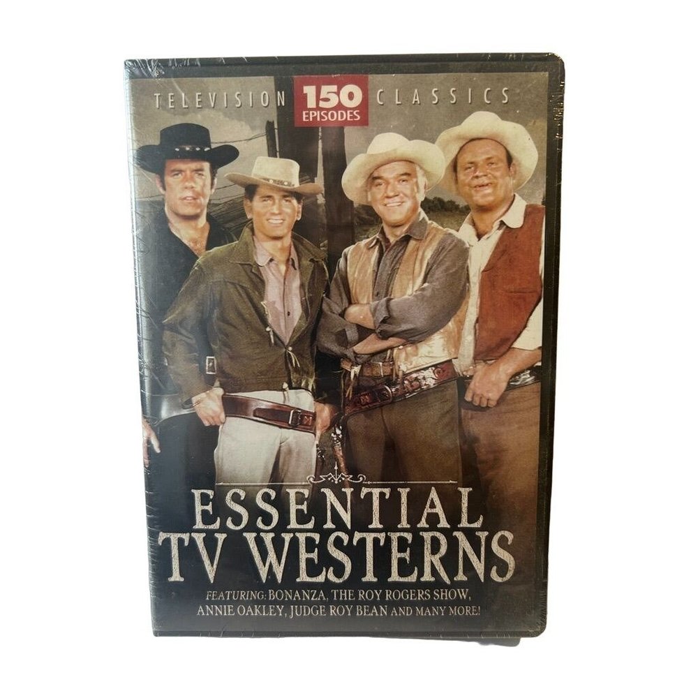 Box Set-Essential TV Westerns 150 Episodes Bonanza, Roy Rogers & More NEW Sealed